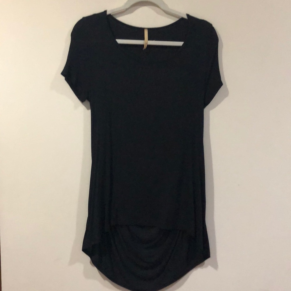 Open back T shirt